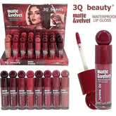 3Q beauty Matte & Velvet Waterproof lipgloss
